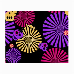 Seamless Halloween Day Of The Dead Small Glasses Cloth (2 Sides)