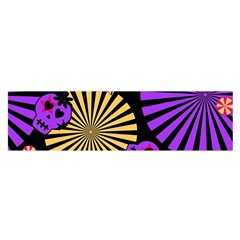 Seamless Halloween Day Of The Dead Oblong Satin Scarf (16  X 60 )