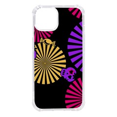 Seamless Halloween Day Of The Dead Iphone 14 Tpu Uv Print Case by Hannah976