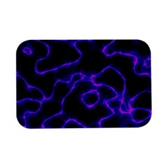 Purple Pattern Background Structure Open Lid Metal Box (silver)   by Hannah976