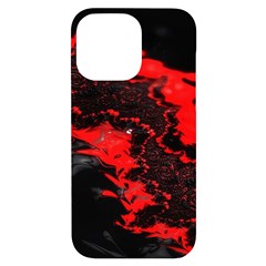 Red Black Fractal Mandelbrot Art Wallpaper Iphone 14 Pro Max Black Uv Print Case by Hannah976