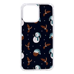 Santa Snowman Iphone 14 Pro Max Tpu Uv Print Case by ConteMonfrey