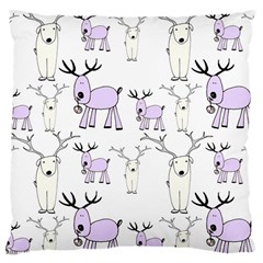 Cute Deers  Large Cushion Case (one Side)