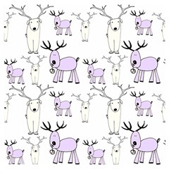 Cute Deers  Wooden Puzzle Square