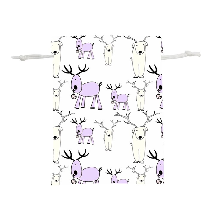 Cute Deers  Lightweight Drawstring Pouch (M)