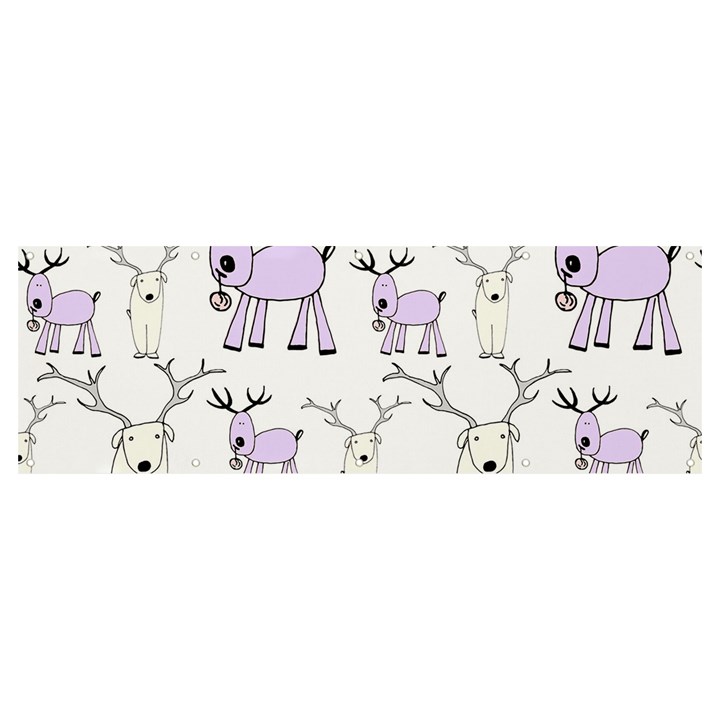 Cute Deers  Banner and Sign 12  x 4 