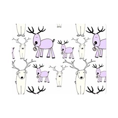 Cute Deers  Premium Plush Fleece Blanket (mini)