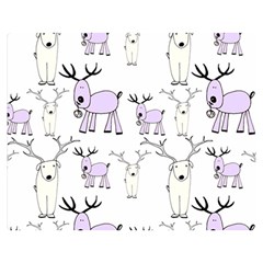 Cute Deers  Premium Plush Fleece Blanket (medium)