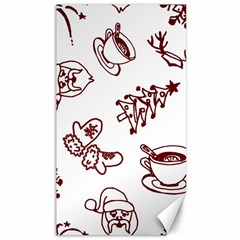 Red And White Christmas Breakfast  Canvas 40  X 72 