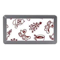 Red And White Christmas Breakfast  Memory Card Reader (mini)