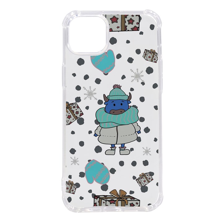 Little Cow Christmas  iPhone 14 Plus TPU UV Print Case