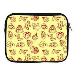 Bw Christmas Icons   Apple Ipad 2/3/4 Zipper Cases by ConteMonfrey