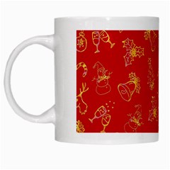 Holy Night - Christmas Symbols  White Mug by ConteMonfrey