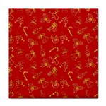 Holy Night - Christmas Symbols  Face Towel Front