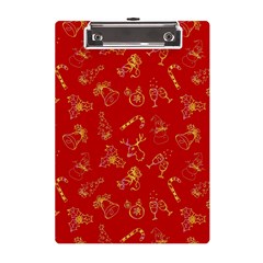 Holy Night - Christmas Symbols  A5 Acrylic Clipboard