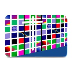 Color Graffiti Pattern Geometric Plate Mats