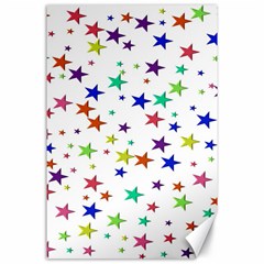 Star Random Background Scattered Canvas 24  X 36 