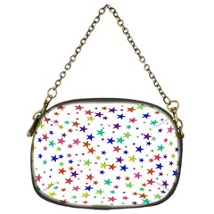 Star Random Background Scattered Chain Purse (one Side) by Hannah976