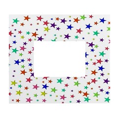 Star Random Background Scattered White Wall Photo Frame 5  X 7  by Hannah976