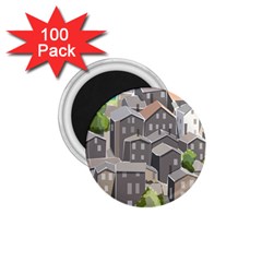 Village Place Portugal Landscape 1 75  Magnets (100 Pack) 