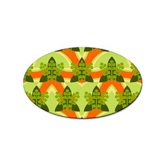 Texture Plant Herbs Herb Green Sticker (Oval)