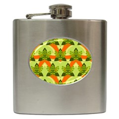 Texture Plant Herbs Herb Green Hip Flask (6 Oz)