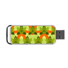 Texture Plant Herbs Herb Green Portable USB Flash (One Side)