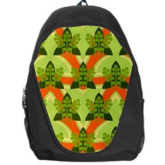 Texture Plant Herbs Herb Green Backpack Bag