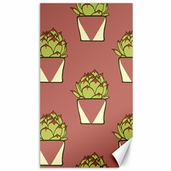 Cactus Pattern Background Texture Canvas 40  X 72  by Hannah976