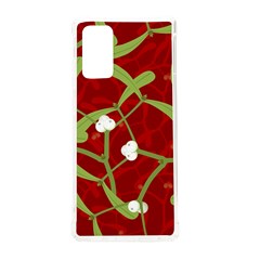Mistletoe Christmas Texture Advent Samsung Galaxy Note 20 Tpu Uv Case