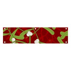 Mistletoe Christmas Texture Advent Banner And Sign 4  X 1 