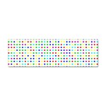 Dots Color Rows Columns Background Sticker (Bumper) Front