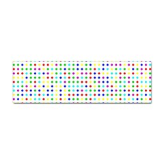 Dots Color Rows Columns Background Sticker Bumper (10 Pack) by Hannah976