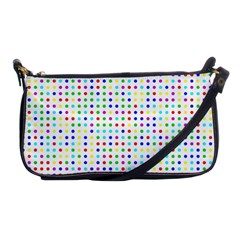 Dots Color Rows Columns Background Shoulder Clutch Bag by Hannah976