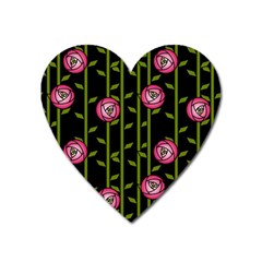 Rose Abstract Rose Garden Heart Magnet