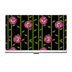 Rose Abstract Rose Garden Business Card Holder