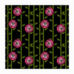 Rose Abstract Rose Garden Medium Glasses Cloth (2 Sides) by Hannah976