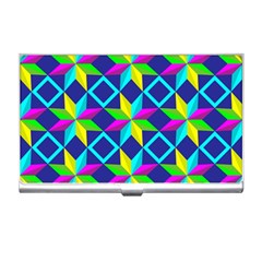 Pattern Star Abstract Background Business Card Holder