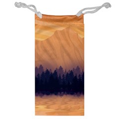 Landscape Nature Mountains Sky Jewelry Bag