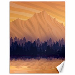 Landscape Nature Mountains Sky Canvas 12  X 16 