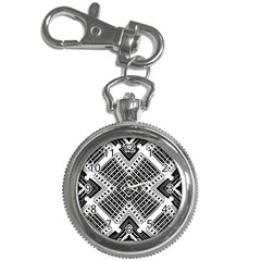 Pattern Tile Repeating Geometric Key Chain Watches