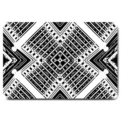 Pattern Tile Repeating Geometric Large Doormat