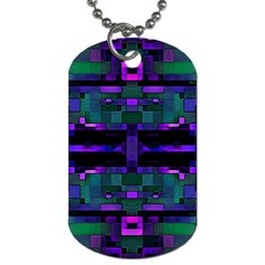 Abstract Pattern Desktop Wallpaper Dog Tag (one Side)