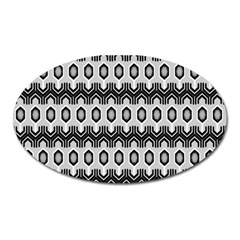 Pattern Abstract Desktop Wallpaper Oval Magnet