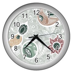 Peisles Pattern Module Design Wall Clock (silver)