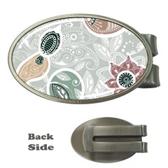 Peisles Pattern Module Design Money Clips (oval) 