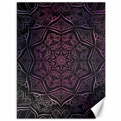 Mandala Neon Symmetric Symmetry Canvas 36  X 48  by Hannah976