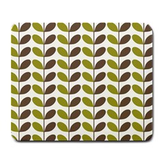 Leaf Plant Pattern Seamless Large Mousepad