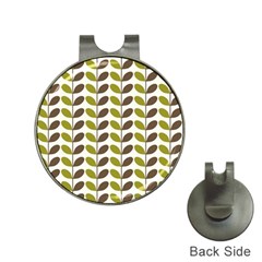 Leaf Plant Pattern Seamless Hat Clips With Golf Markers