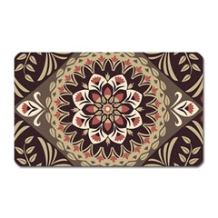 Seamless Pattern Floral Flower Magnet (rectangular)